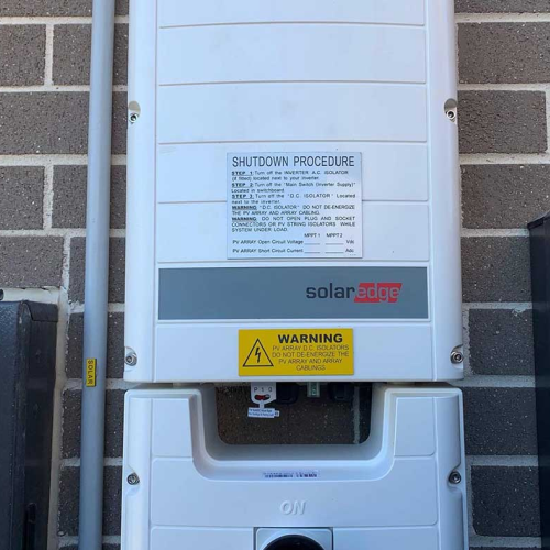 Solar Edge Inverter With Optimizers in Newcastle, Australia