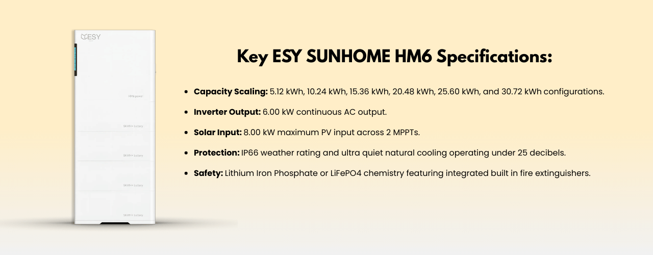 ESY Sunhome Battery Review - ESY Sunhome HM6 Battery