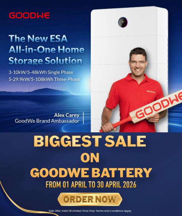 GoodWE Battery Website April Sale Banner