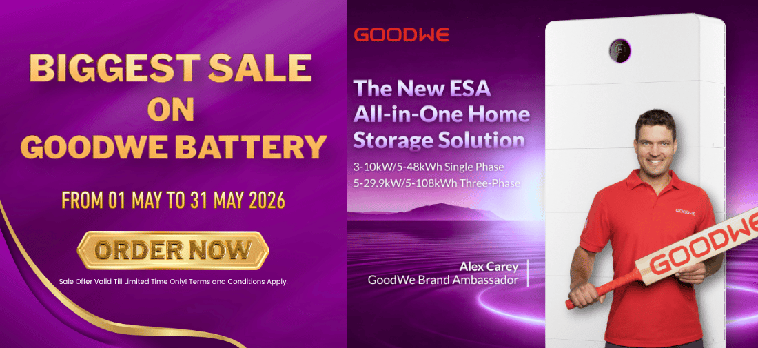 GoodWE Battery Website May Banner - Notebook Design