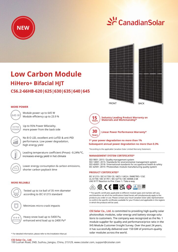 Canadian Solar Panels Review Australia - Low-Carbon_HiHero-HJT